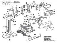 Bosch 0 601 928 042 GSG 9,6 V Cordless Foam Saw 9.6 V / GB Spare Parts GSG9,6V